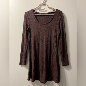 Long sleeve swing dress